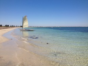 Sailboats in Safety Bay and the Shoalwater Islands Marine Park. ©Summer Wilms2014